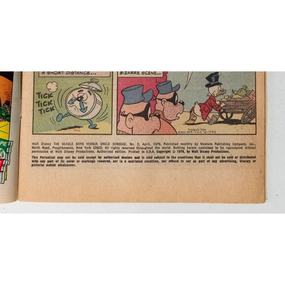 Vintage Walt Disney The Beagle Boys Vs. Uncle Scrooge Comic Book 1975 Whitman - Picture 9 of 13